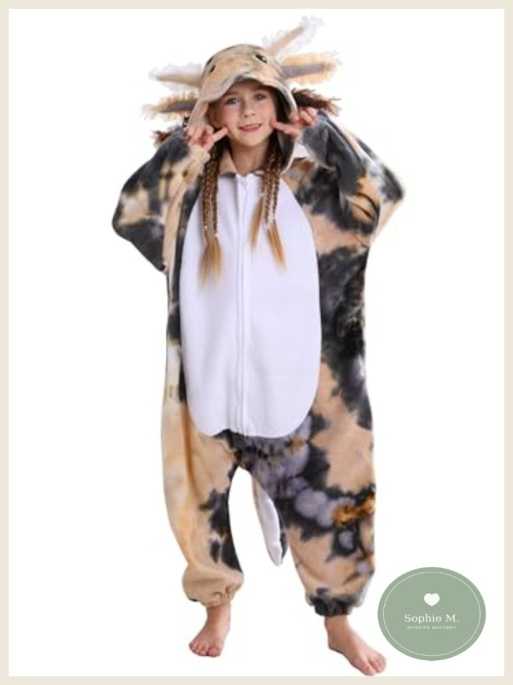 Kids Halloween Cosplay Onesie Pajamas Animal Costume